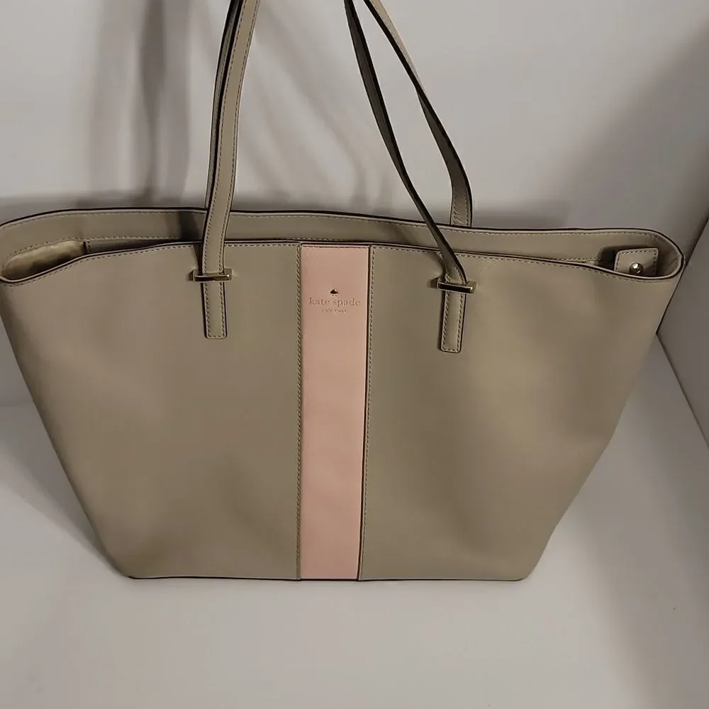 Kate Spade New York Medium Harmony Cedar Street Racing Stripe Tote